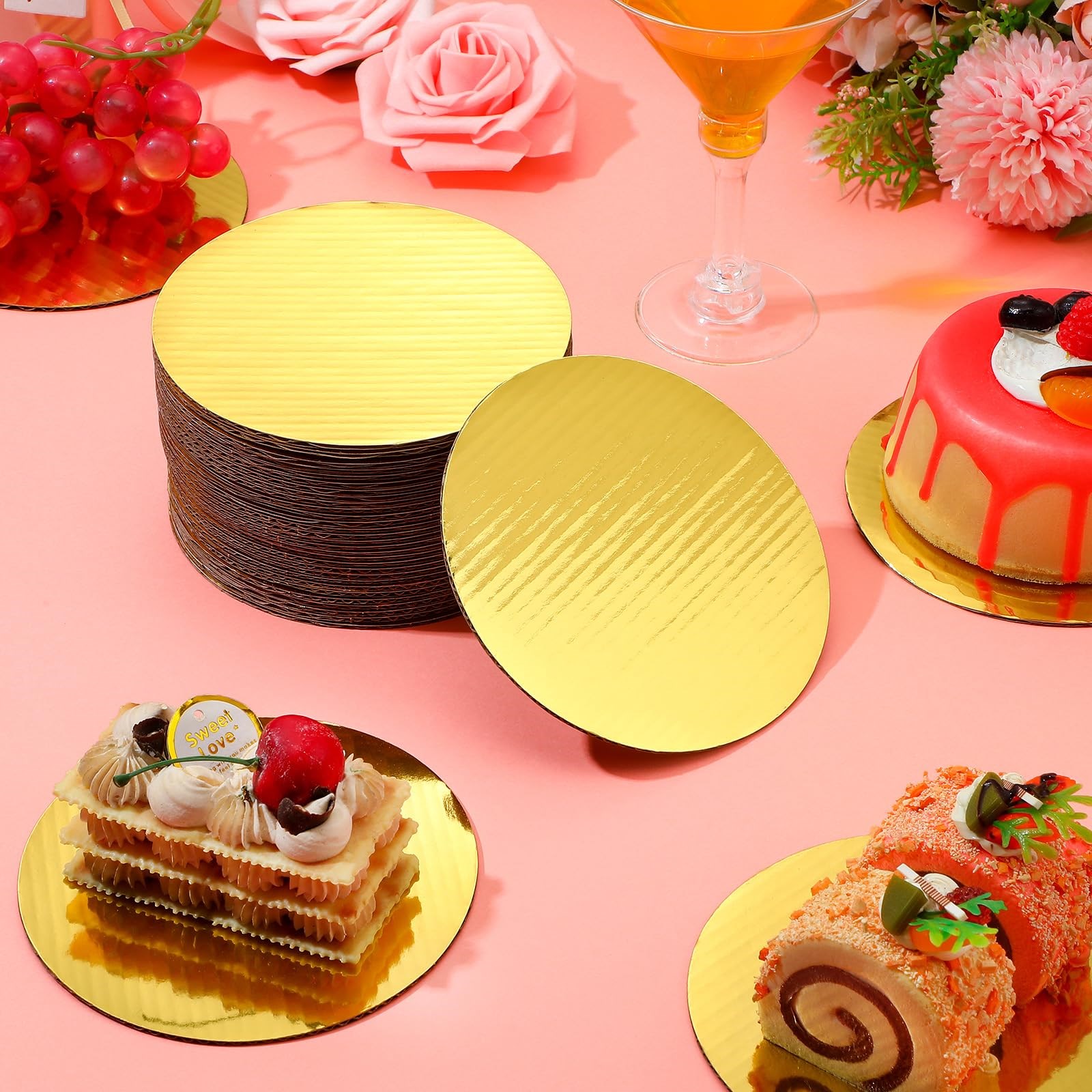 Gold Cake Boards